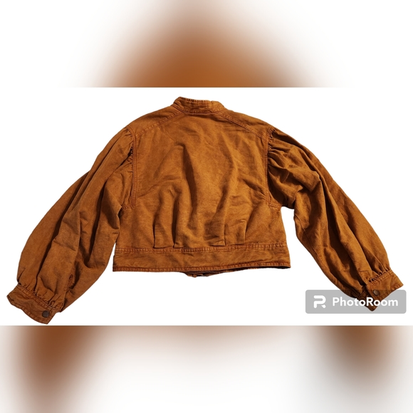 Free People Poet Jacket in Burnt Orange Size XS - Picture 14 of 16